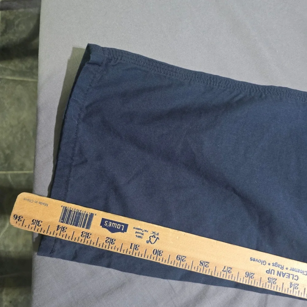 Carhartt Canvas Utility Work Pants Mens 32x36 Navy Blue Loose Fit B151 NVY